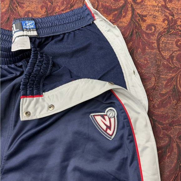 00’s New Jersey Nets Authentic Reebok NBA Warm Up Pants - Picture 3 of 6